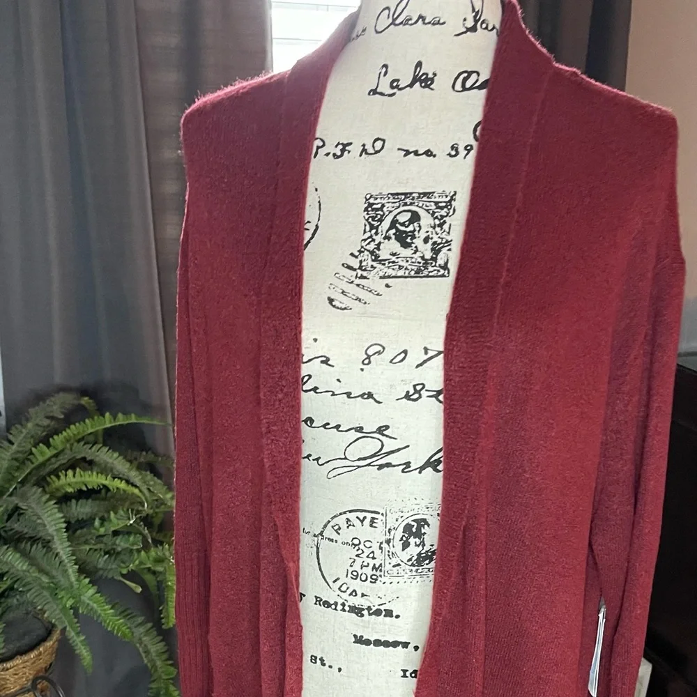 Sold - Sold - NWT- Treasure & Bond Deep Red/Orange Open Front - Picture 9 of 15